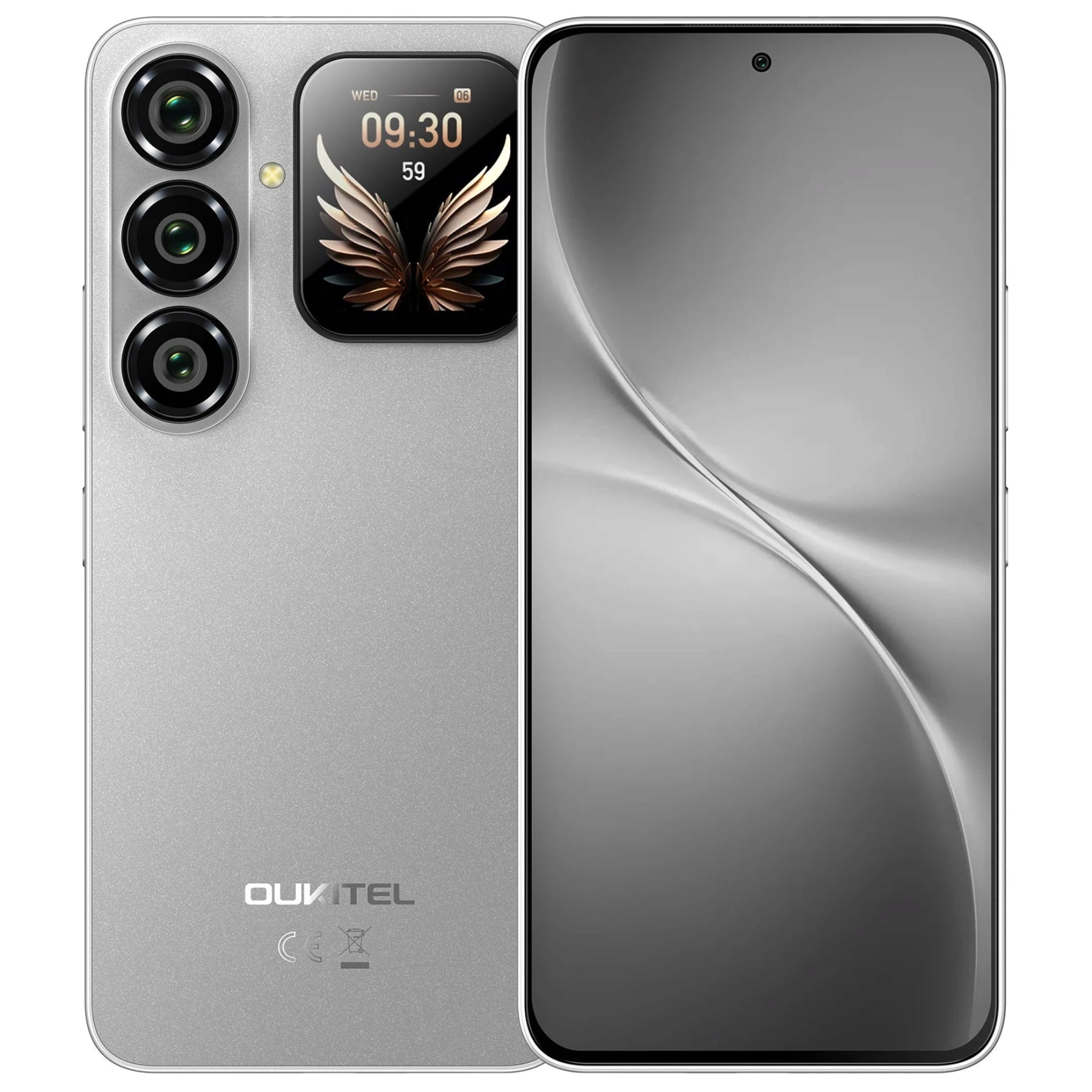 OUKITEL P2 Plus Ultra-Thin Smartphone 7.7mm Body 6.7" FHD Display 5000mAh Battery (12GB+256GB)