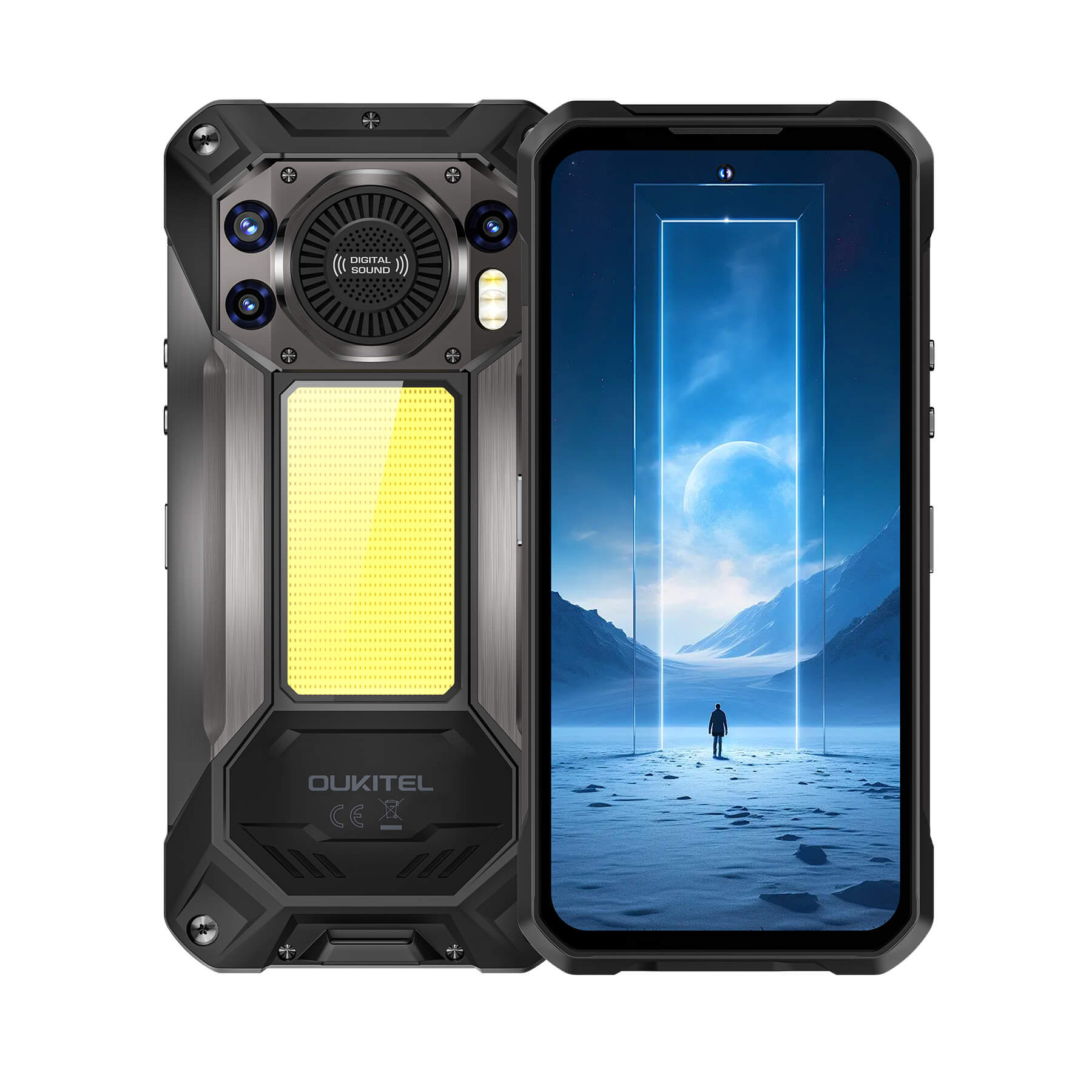 Oukitel WP61 5G Rugged Phone 6.78'' HD+ Display 20,000mAh Big Battery 108MP Camera Android 16(12GB+512GB NFC)