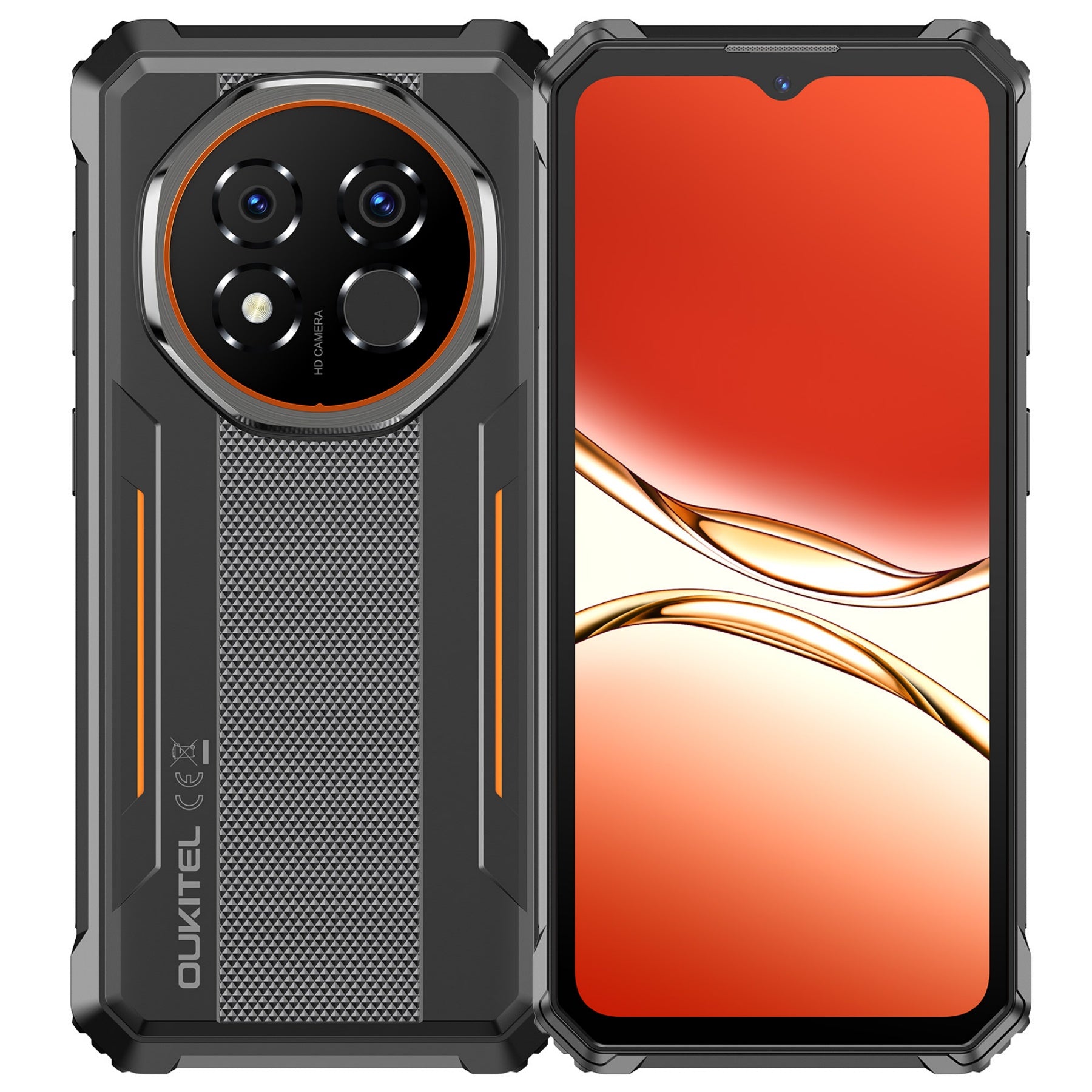 OUKITEL G6-EV 5G Rugged Phone 6.52'' HD+ Display 10,600mAh Big Battery 64MP Camera Android 16(8GB+256GB)