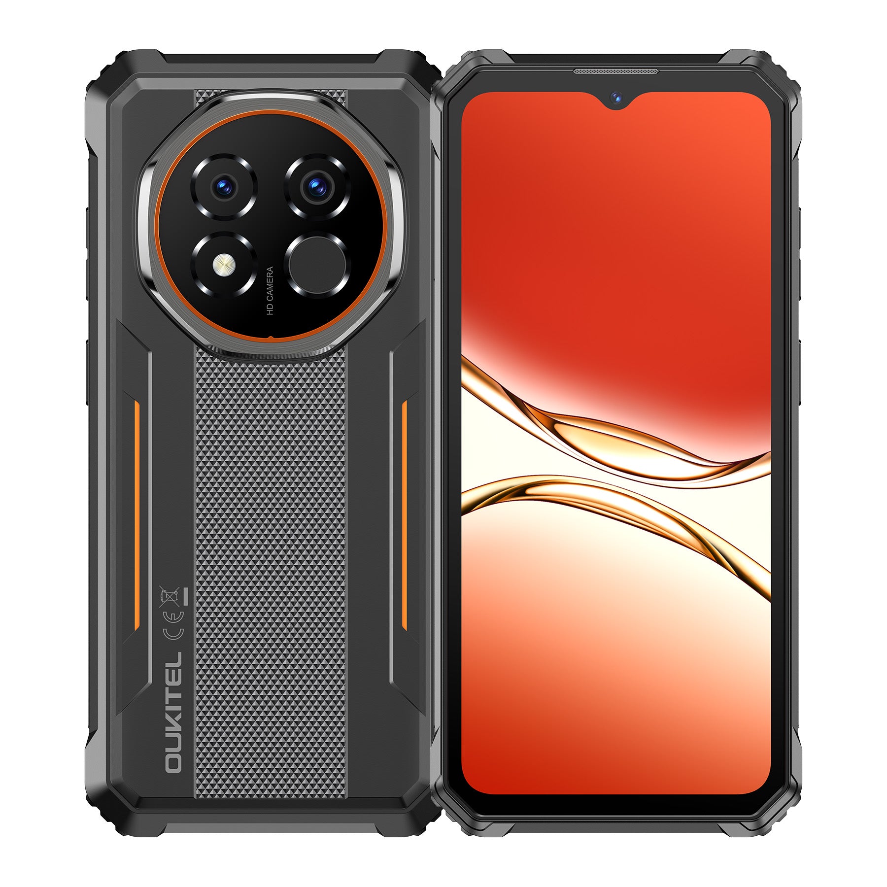 OUKITEL G6-EV 5G Rugged Phone 6.52'' HD+ Display 10,600mAh Big Battery 64MP Camera Android 16(8GB+256GB)