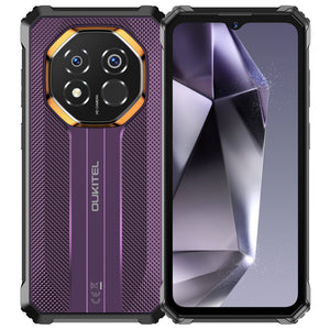 OUKITEL G7 rugged phone in purple