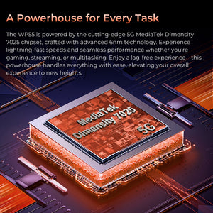 Oukitel WP55 5G rugged smartphone with fast 5G connectivity for smooth streaming, downloads and gaming