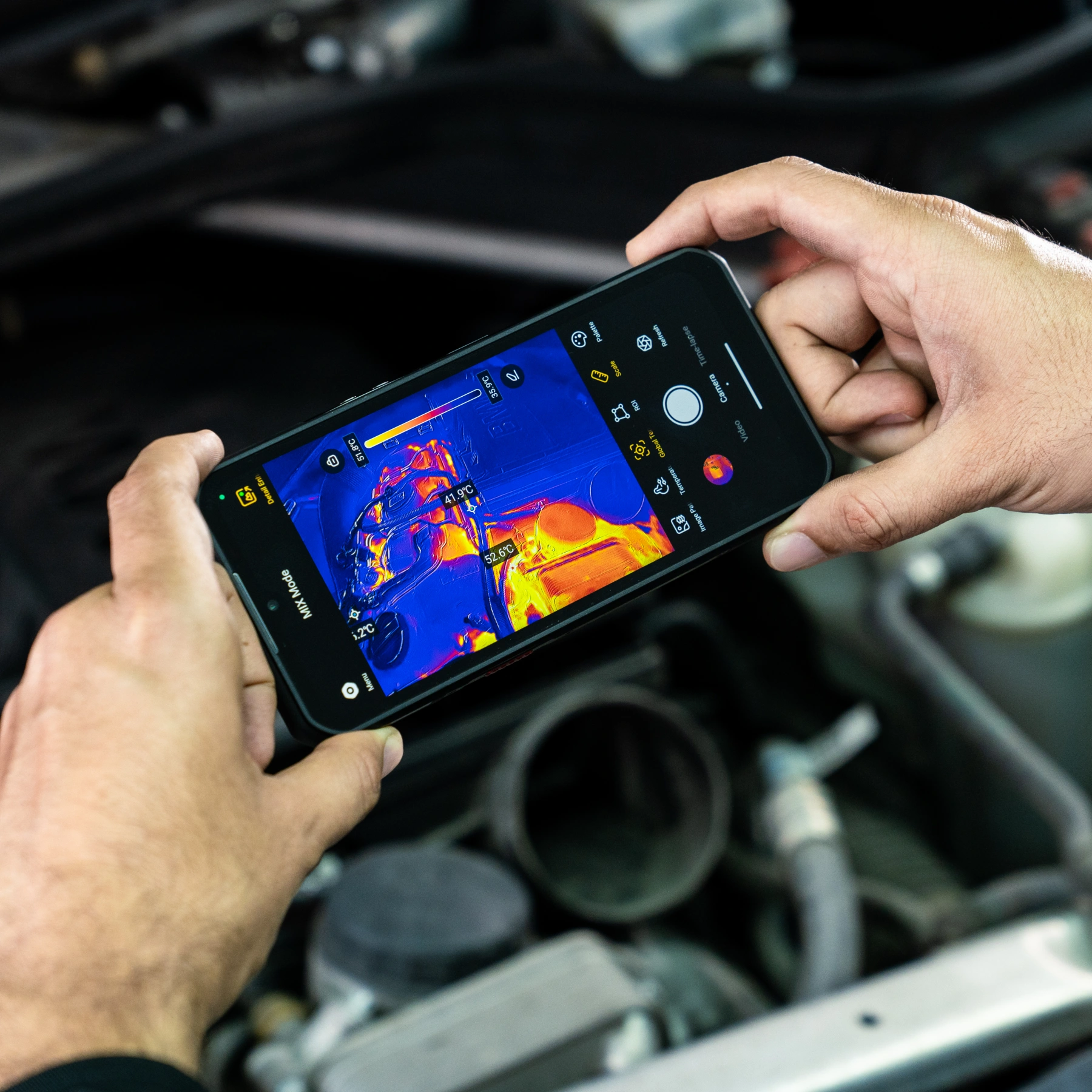 Oukitel WP55 Ultra 5G Rugged Phone 6.6'' HD+ Display 11,000mAh Big Battery 108MP Thermal Imaging Camera Android 15(16GB+512GB)