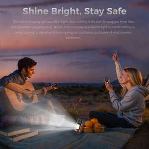 Oukitel WP56 5G rugged smartphone featuring built-in camping light for convenience during outdoor activities