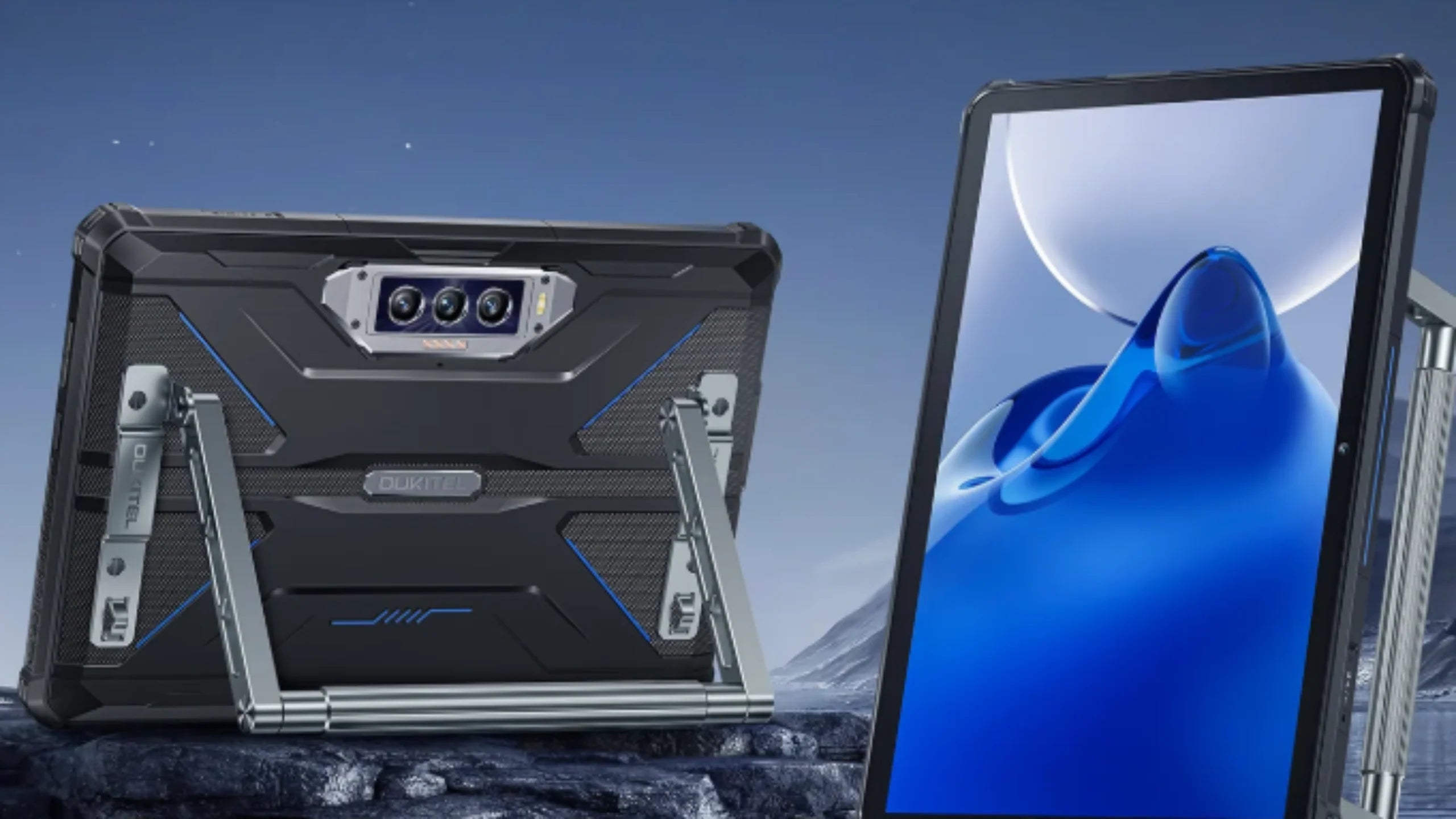 Android Rugged Tablet with 32000mAh Battery and MIL-STD-810H Durability