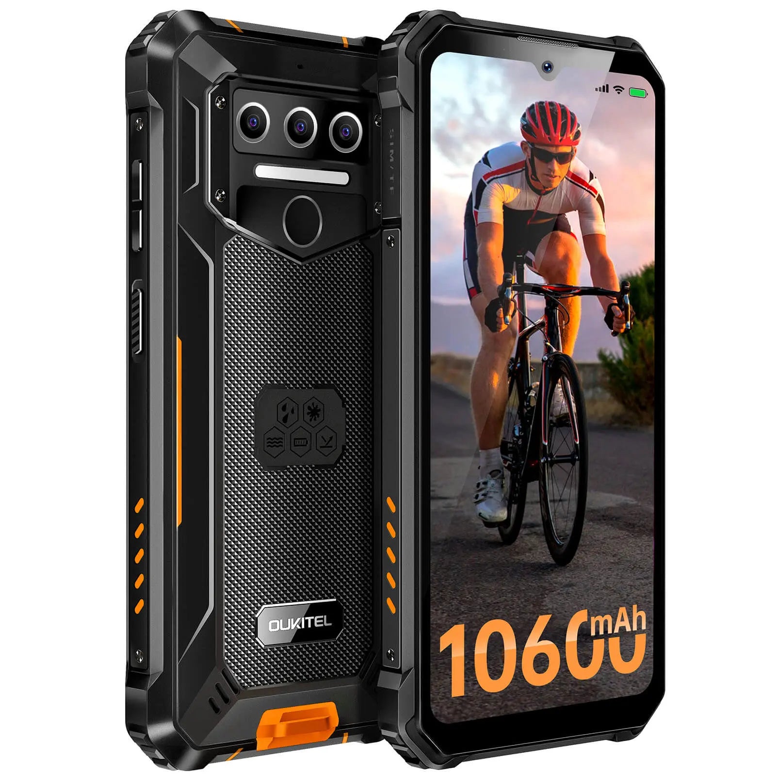 Oukitel WP23 4G Rugged Phone 6.52-inch 10600mAh Big Battery 13MP Camera Android 13(4GB+64GB NFC) OUKITEL