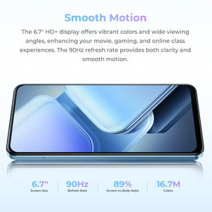 Oukitel C58 6.7-inch 5150mAh Battery 8.7mm Ultra-thin Body SmartPhone(16GB+128GB) OUKITEL