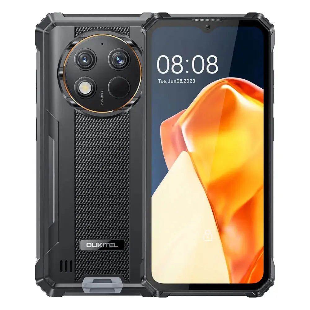 Oukitel WP28 4G Rugged Phone 6.52-inch 10600mAh Big Battery 48MP Camera (15GB+256GB NFC) OUKITEL