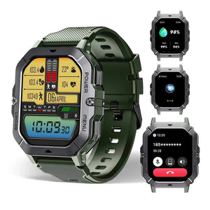 🎁 OUKITEL BT101 410mAh Battery Capacity 5ATM Waterproof  Rugged Military Smart Watch (100% off) OUKITEL