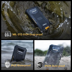 Oukitel WP23Pro 4G Rugged Phone 6.52-inch 10600mAh Big Battery 13MP Camera Android 13(8GB+128GB NFC) OUKITEL