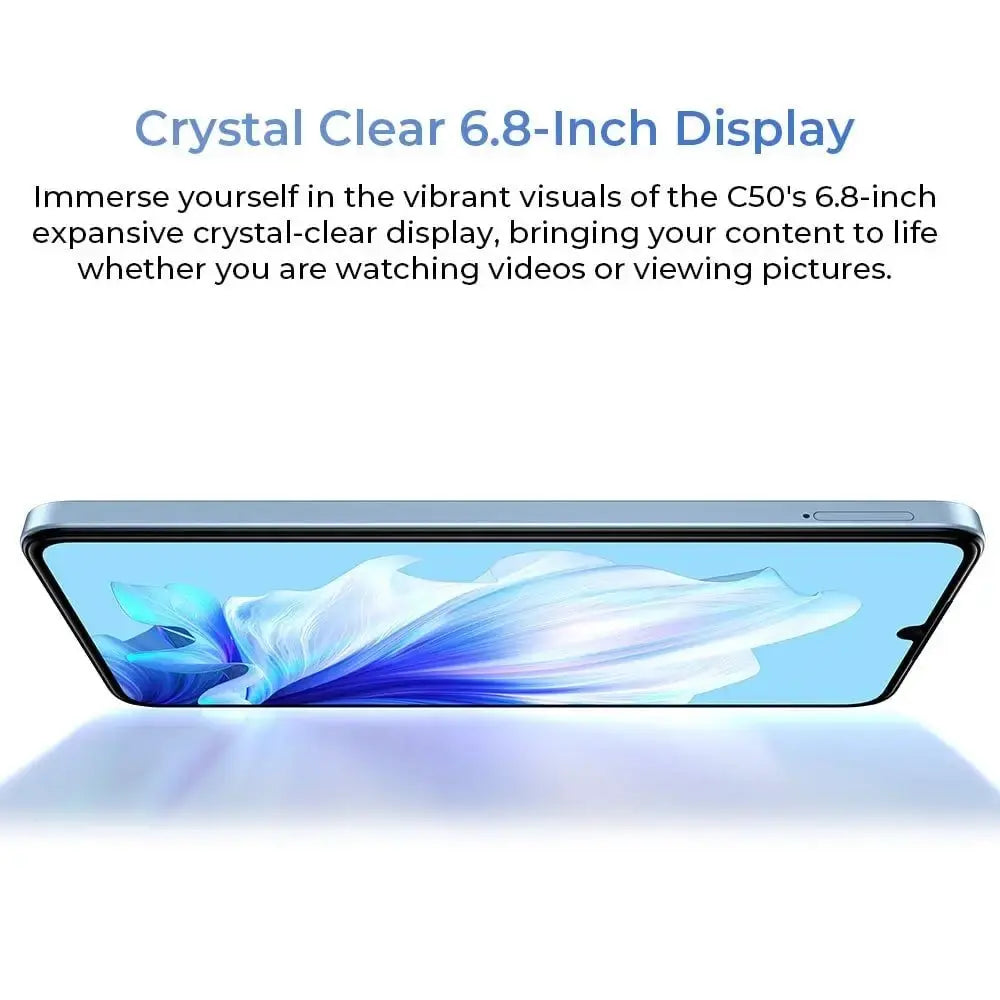 Oukitel C50 5G 6.8-inch 5150mAh Battery 8.9mm Ultra-thin Body SmartPhone(24GB+128GB) OUKITEL