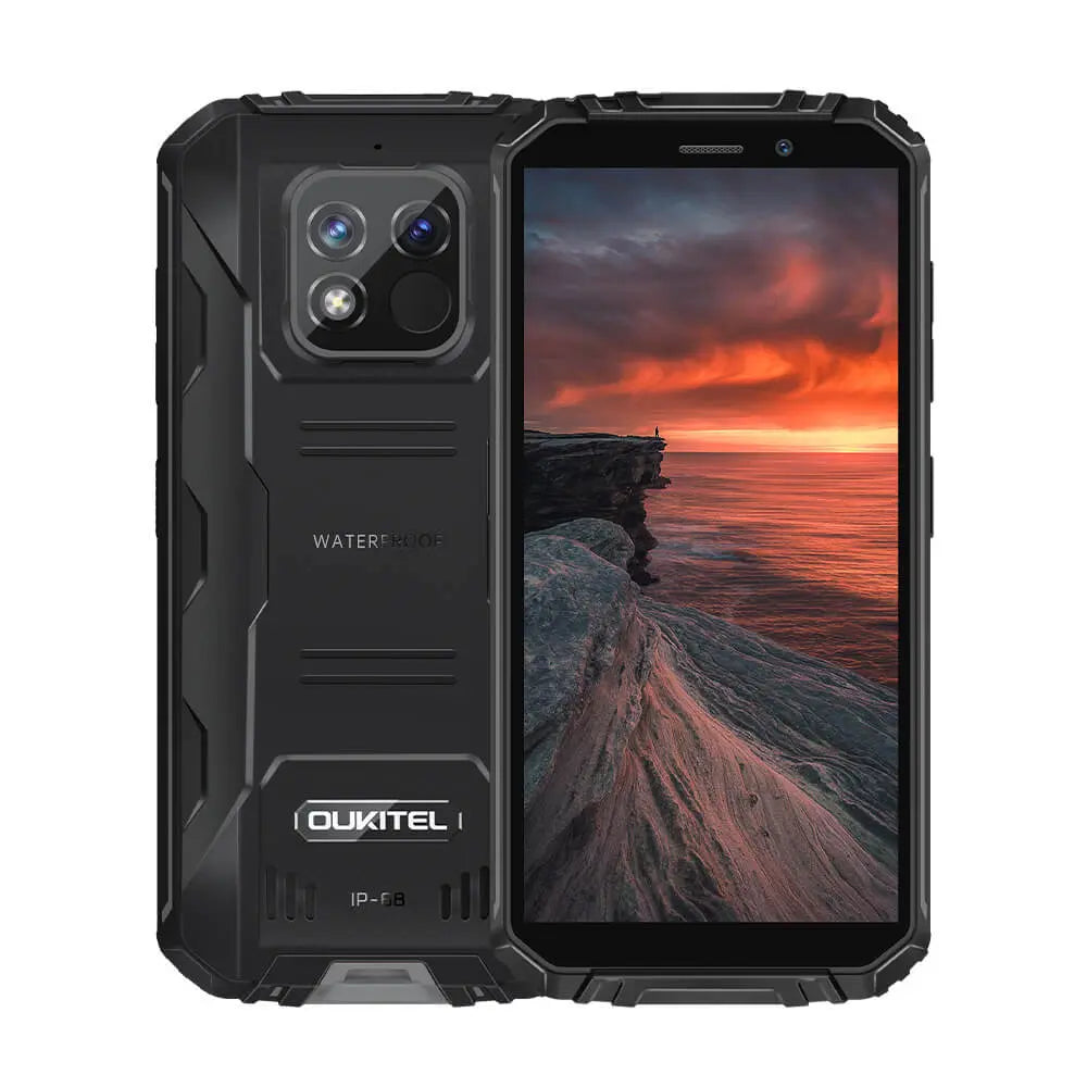 Oukitel WP18 4G Rugged Phone 5.93-inch 12500mAh Big Battery 13MP Camera Android 11(4GB+32GB) OUKITEL