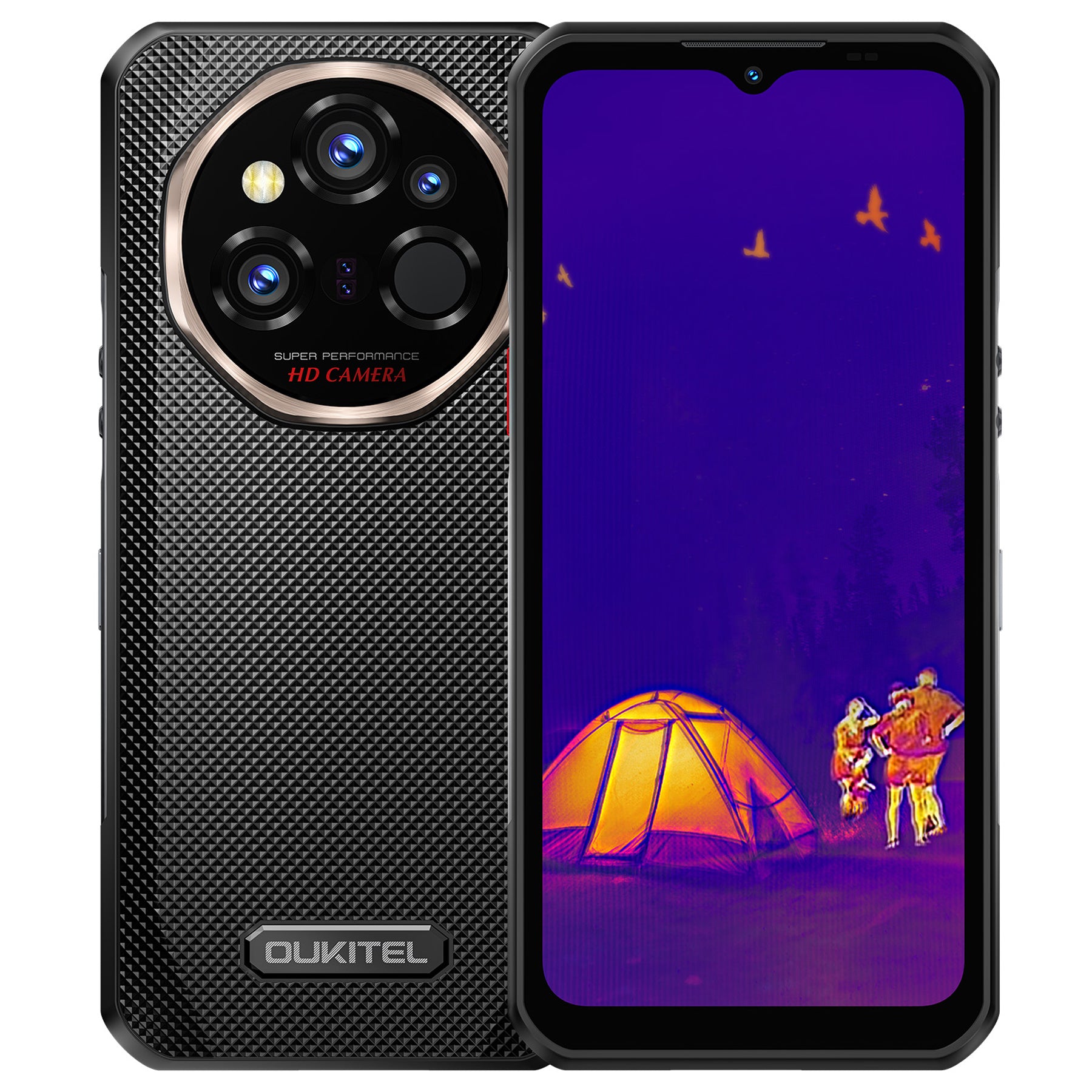 Oukitel WP55 Ultra 5G Rugged Phone 6.6'' HD+ Display 11,000mAh Big Battery 108MP Camera Android 15(16GB+512GB)