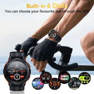 OUKITEL BT10 410mAh Battery Capacity 5ATM Waterproof Rugged Outdoor Watch OUKITEL