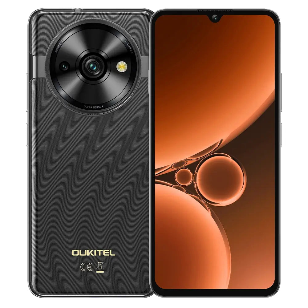 Oukitel C59 Pro Smartphone con batteria da 10000mAh, schermo da 6,88 pollici, corpo ultra-sottile da 13,3mm (8GB+256GB)