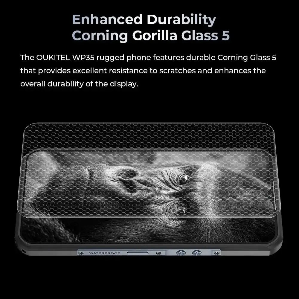 Oukitel WP35 5G Rugged Phone 6.6-inch 2.4K 11000mAh Battery 64MP Android 14(24GB+256GB NFC) OUKITEL