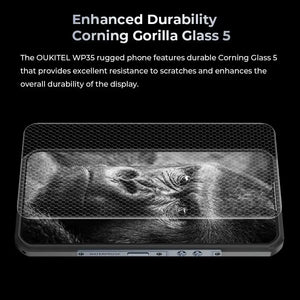 Oukitel WP35 5G Rugged Phone 6.6-inch 2.4K 11000mAh Battery 64MP Android 14(24GB+256GB NFC) OUKITEL