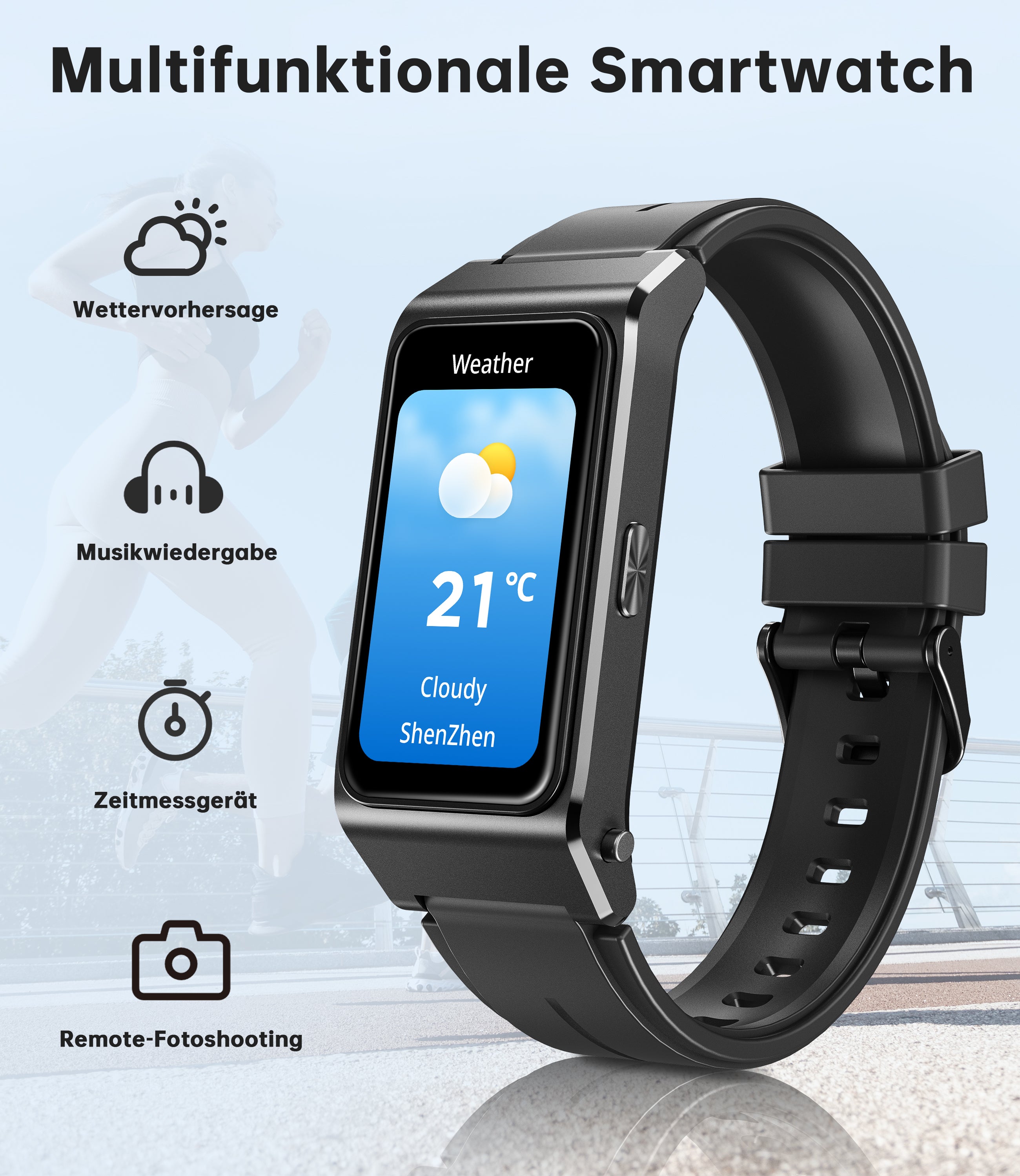 OUKITEL BT11 2-in-1 Smartwatch undBluetooth-Kopfhörer(WP200Pro Modular Watch Same)