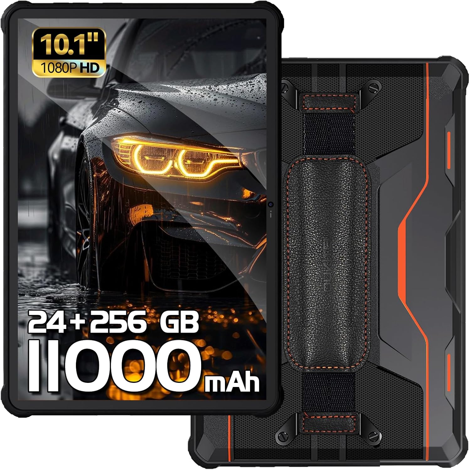 Oukitel RT9 Robuuste Tablet 10,1-inch 2K 11000mAh Grote Batterij 16MP Camera Android 14 (24GB+256GB)