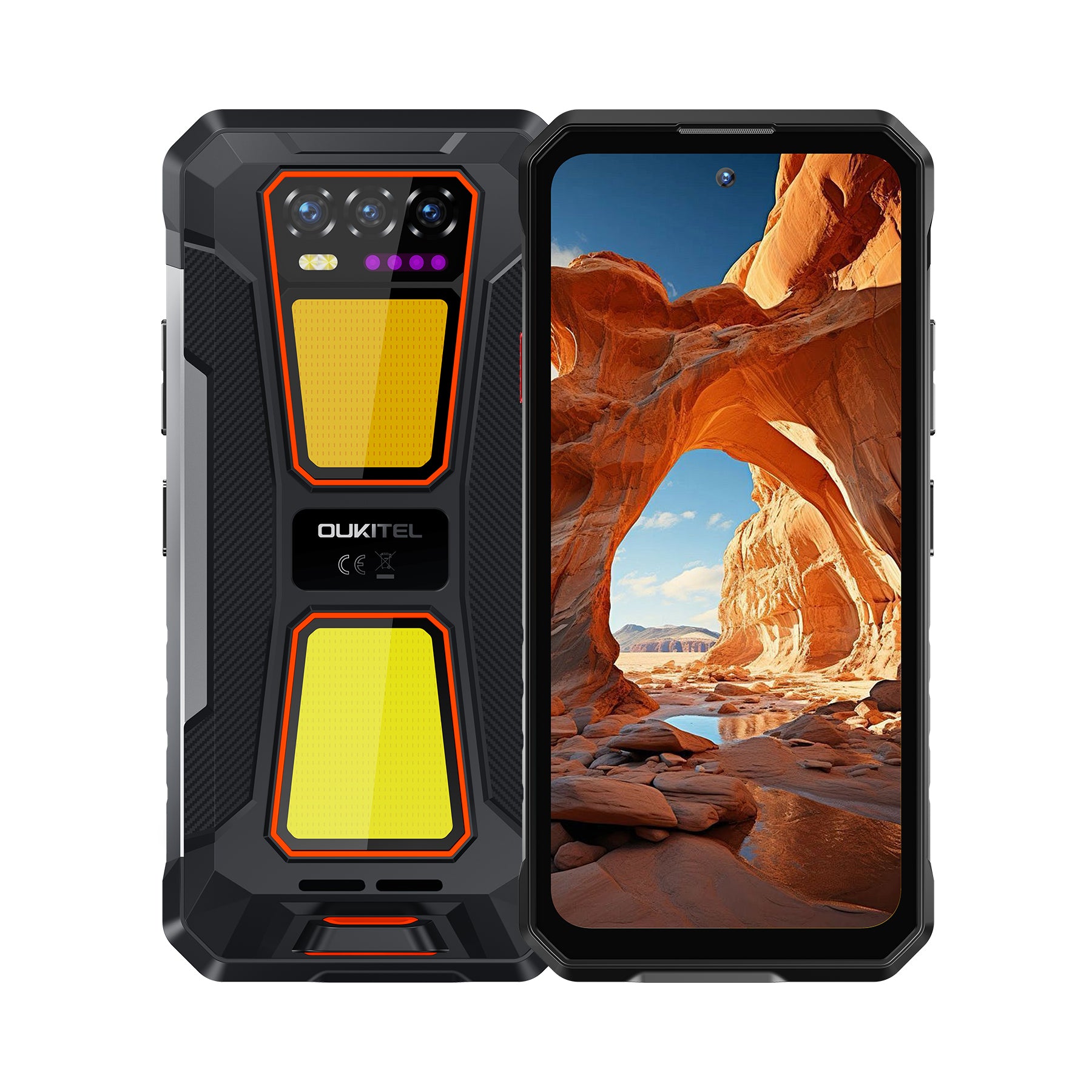Oukitel WP58 Pro 5G Rugged Phone 6.7-inch 10,000mAh Battery 64MP Android 15(8GB+512GB NFC)