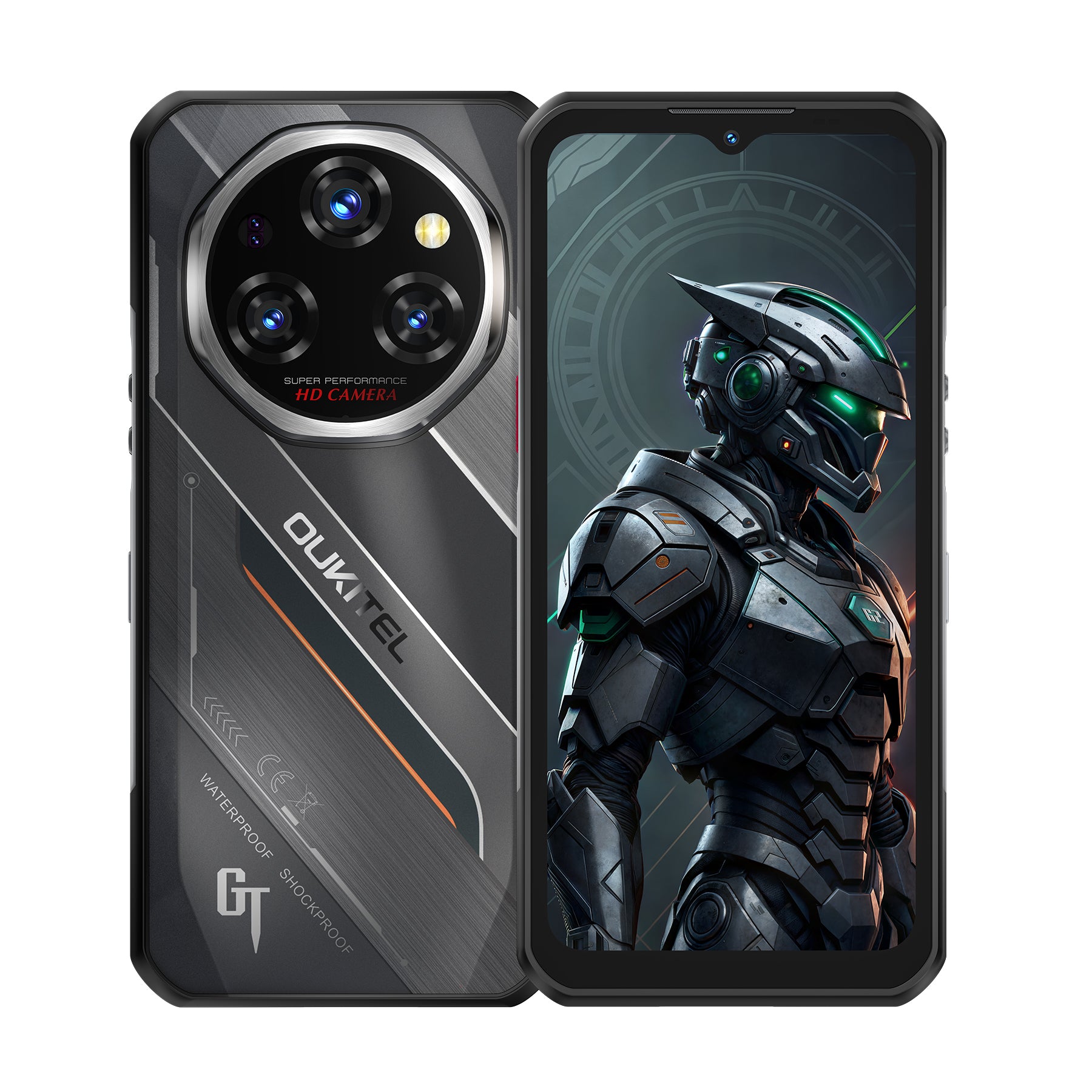 Oukitel WP62 5G Rugged Phone 6.58-inch 11000mAh Battery 108MP Android 15 with NFC(16GB+512GB)
