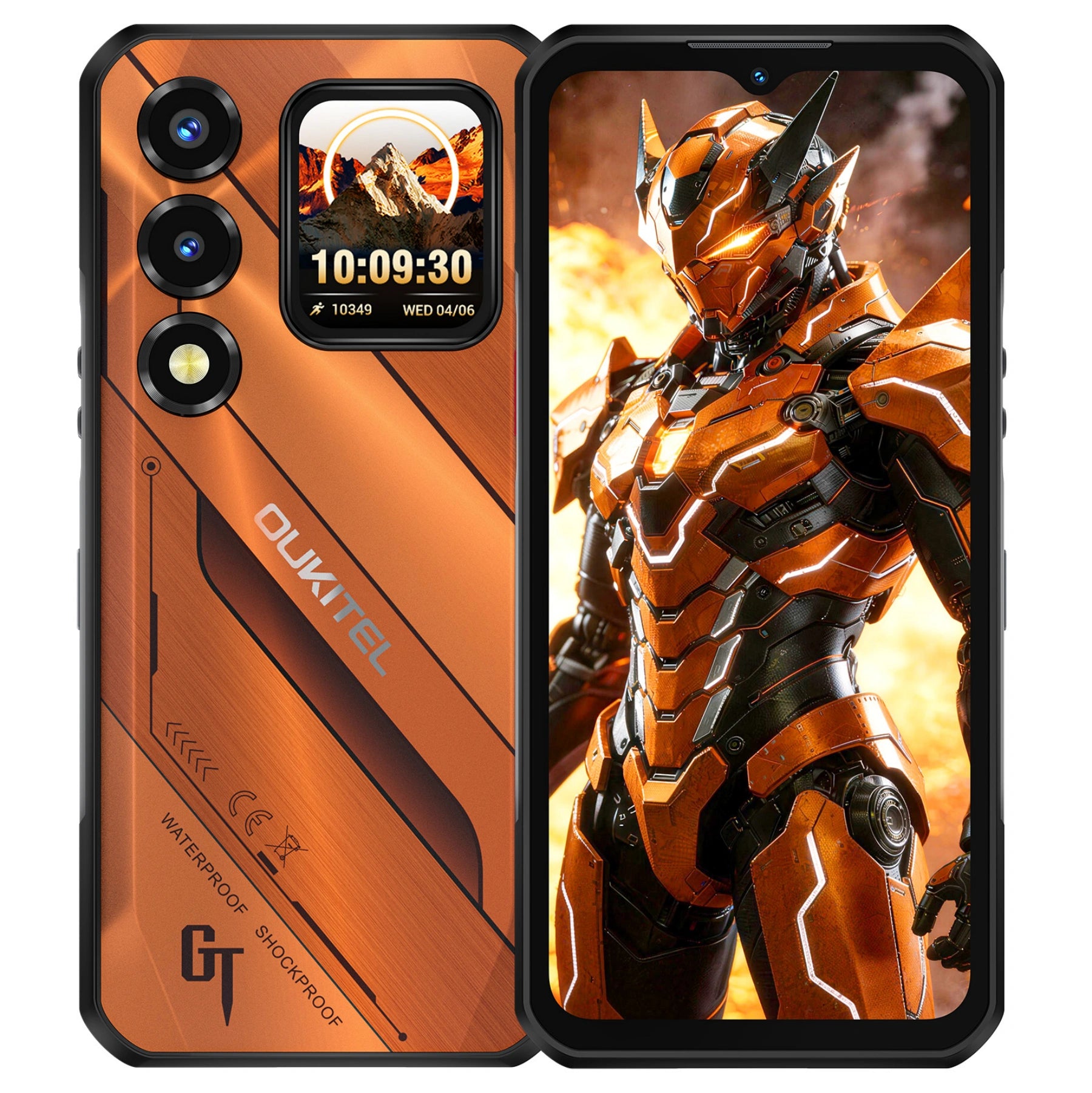 OUKITEL WP66 5G Rugged Phone 6.6'' FHD+ Display 11,000mAh Big Battery 108MP Camera Android 16(12GB+512GB NFC)