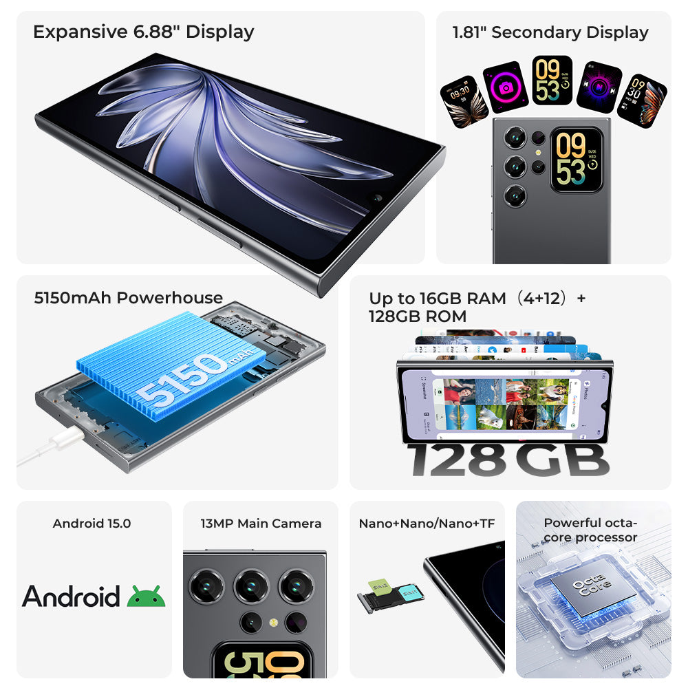 Oukitel C62 16GB/128GB スマートフォン本体 OUKITEL C62 Android 15 SIMフリー 16GB+128GB Amazon.co.jp: OUKITEL