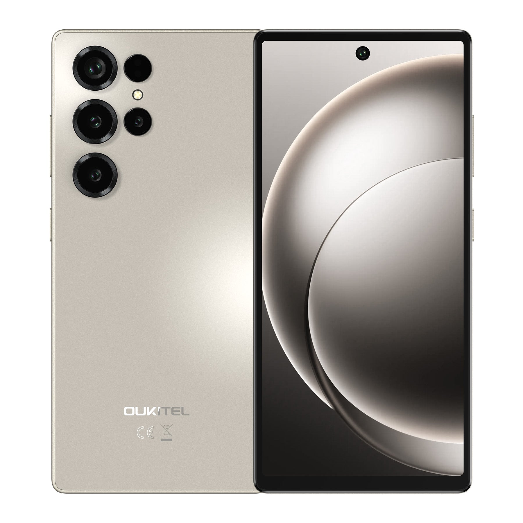 OUKITEL C66 in stylish gray combines a 6.73" display, 24GB RAM + 512GB ROM, and a long-lasting 5000mAh battery for smooth, uninterrupted performance.