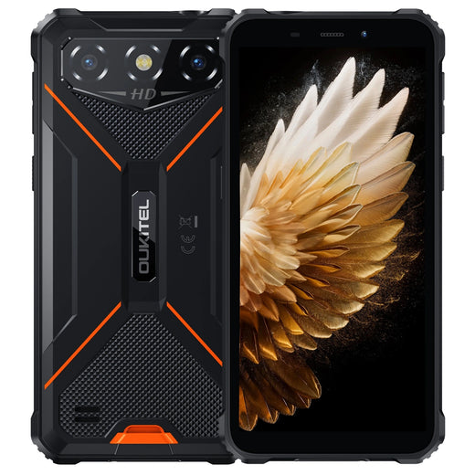 OUKITEL G3-EV Rugged Phone 6'' HD+ Display 6300mAh Big Battery 13MP Camera Android 14(4GB+128GB)