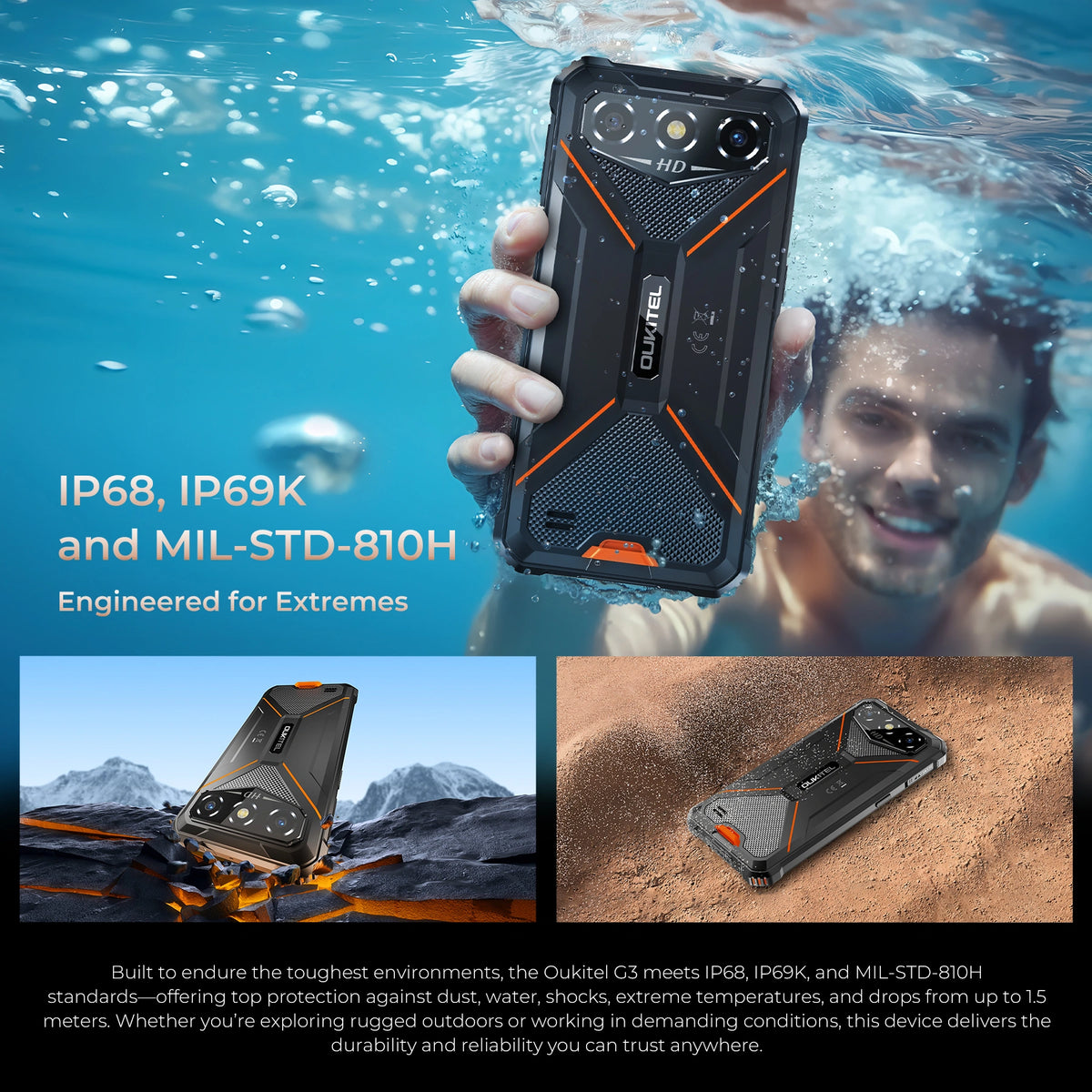 OUKITEL G3-EV Rugged Android Phone | 6300mAh battery – OUKITEL Store OUKITEL G3-EV Rugged Android Phone | 6300mAh battery – OUKITEL Store