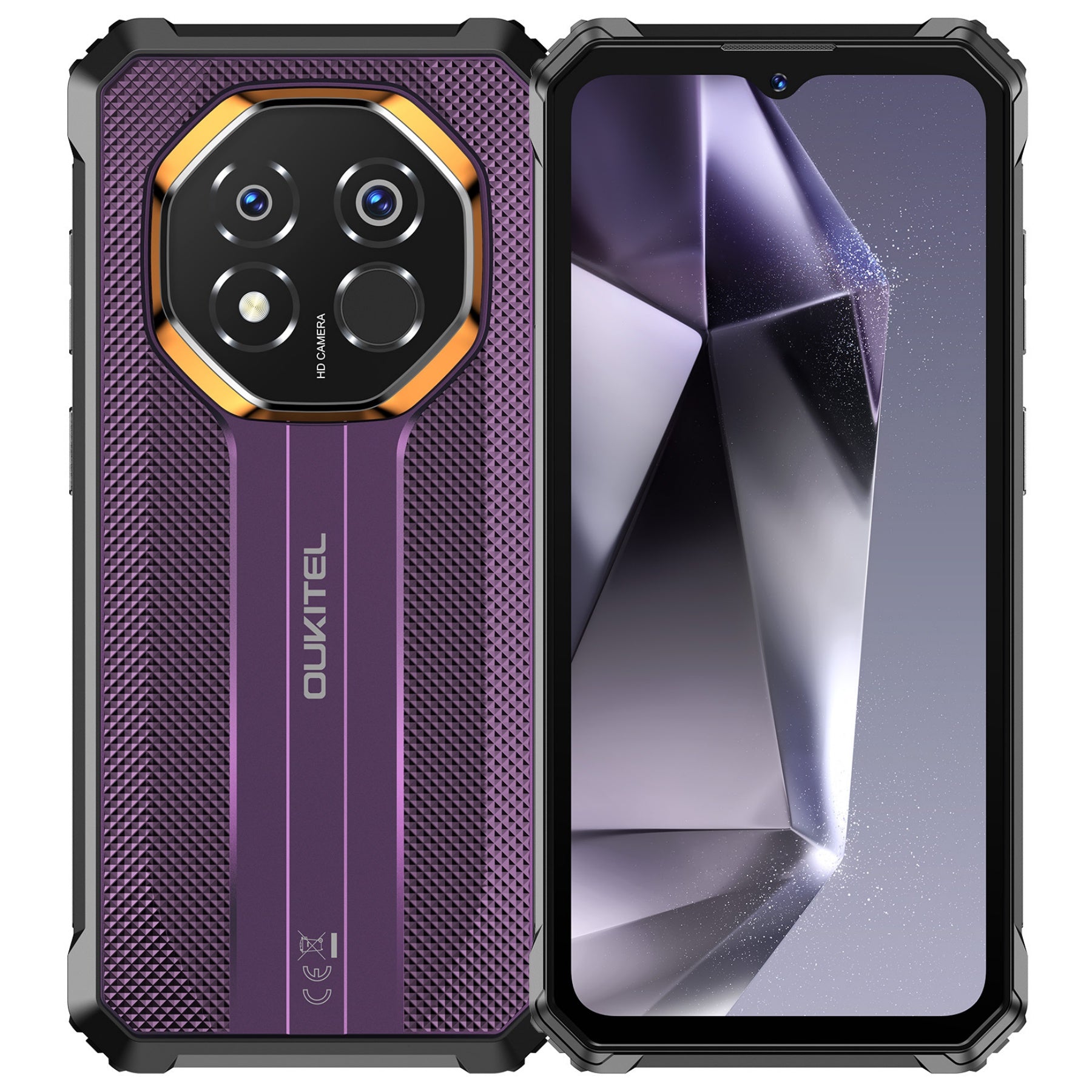 OUKITEL G7 rugged phone in purple