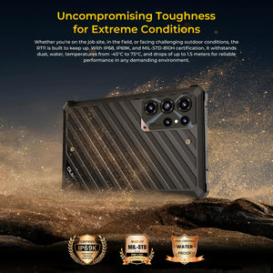 OUKITEL RT11 5G Rugged Tablet 8" Display 10,000mAh Battery Android 16 display and design 20