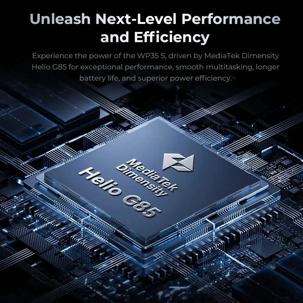 Oukitel WP35S 4G rugged smartphone with powerful processor for smooth performance, fast multitasking and gaming
