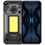 OUKITEL WP500 rugged smartphone with 10000mAh battery, 108MP AI camera, MediaTek Dimensity 8300 processor, 120Hz FHD+ display, Android 16, camping light and privacy kill switch