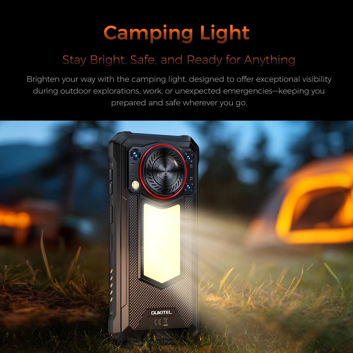 OUKITEL WP53 S 4G Rugged Phone 6.52'' FHD+ Display 11000mAh Big Battery key product feature 15