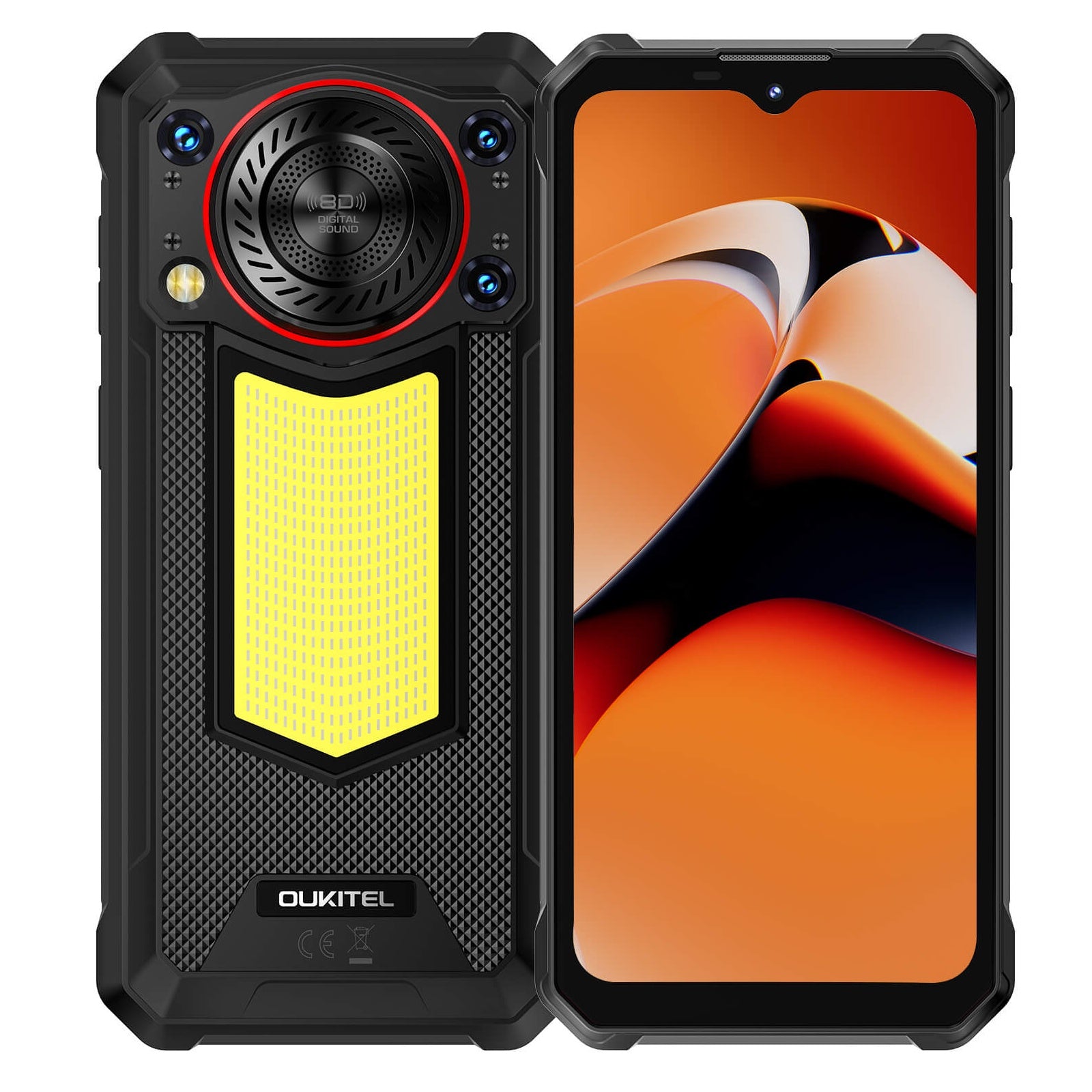 Oukitel WP53 S 4G Rugged Phone 6.52'' FHD+ Display 11000mAh Big Battery 50MP Camera Android 15(4GB+128GB NFC)