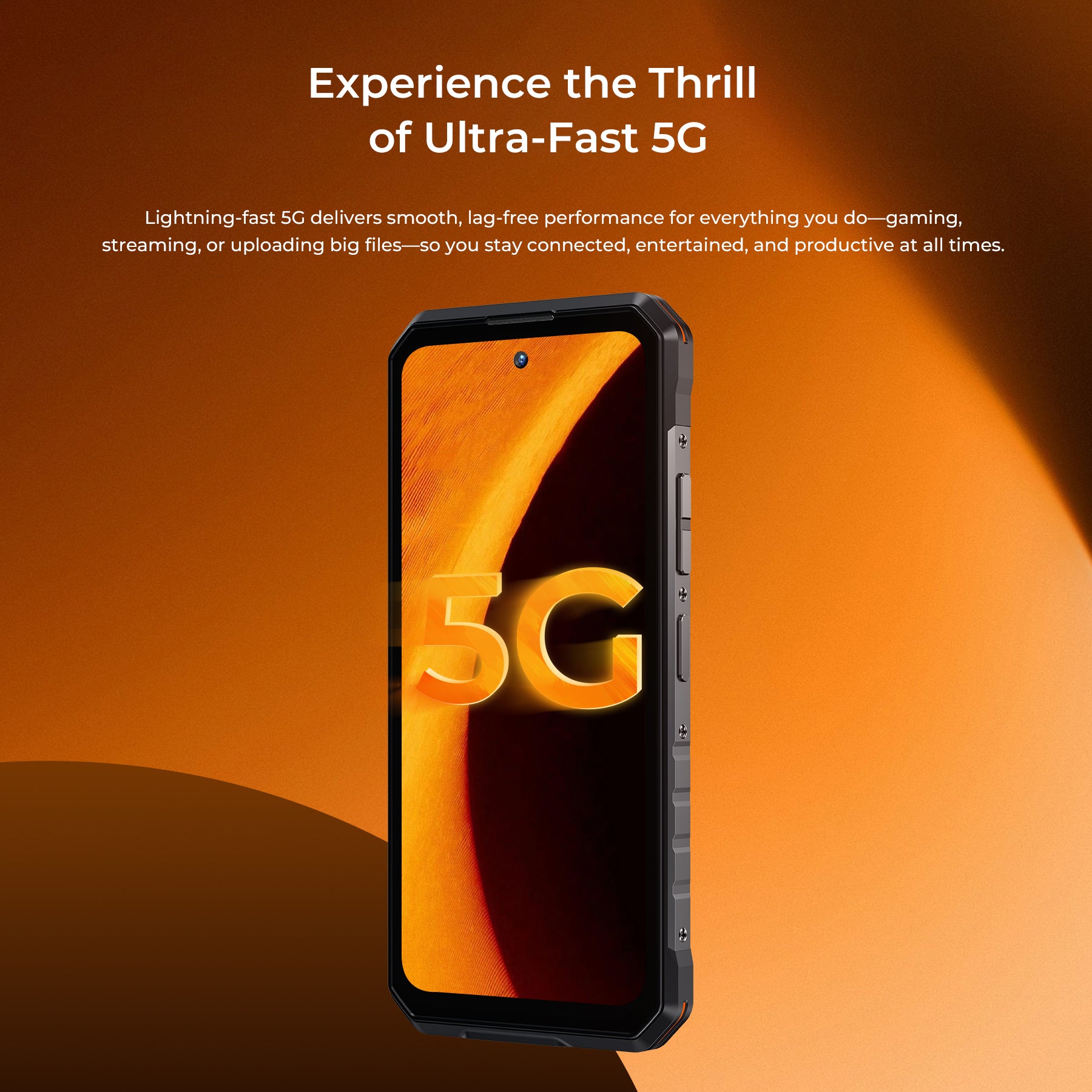 OUKITEL WP58 Pro 5G Rugged Phone 6.7-inch 10,000mAh Battery 64MP