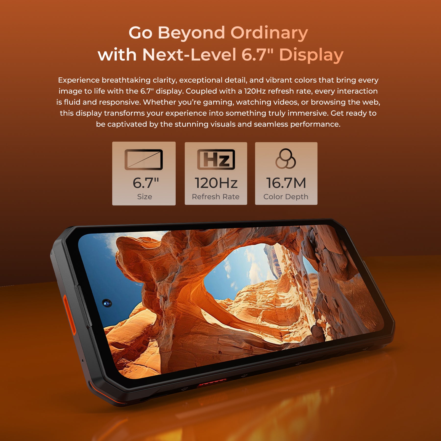 OUKITEL WP58 Pro 5G Rugged Phone 6.7-inch 10,000mAh Battery 64MP