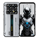 Oukitel WP60 silver rugged smartphone with 7.2-inch HD+ display, 108MP rear camera, and 10000mAh long-lasting battery.