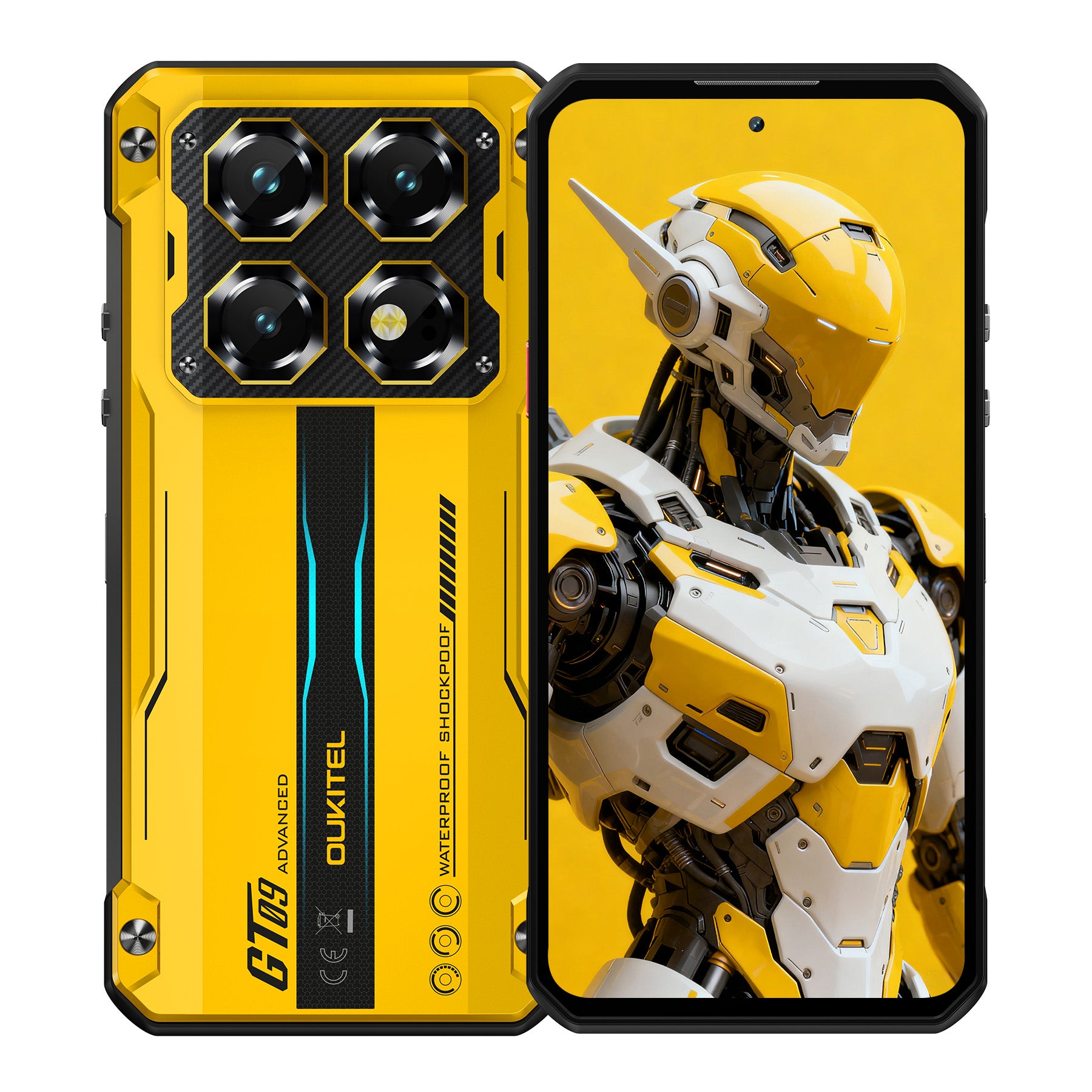 Oukitel WP60 5G Rugged Phone 7.2'' HD+ Display 10,000mAh Big Battery 108MP Camera Android 15(16GB+512GB NFC)