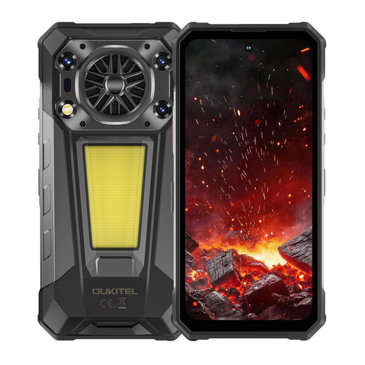 OUKITEL WP63 5G Rugged Phone with Built-in Outdoor Igniter, 20,000mAh Battery, Built-in Reverse Charging Cable, Android 16